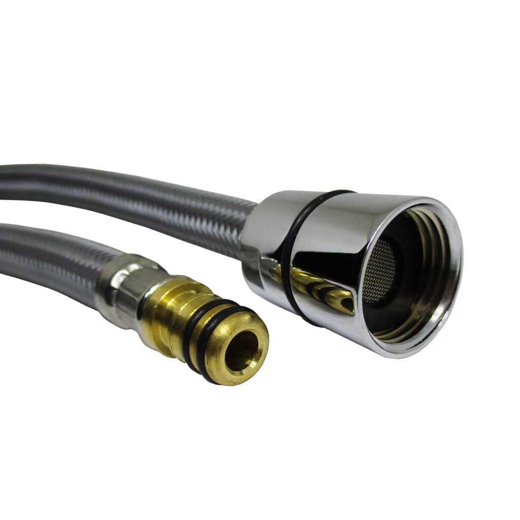 5 Foot Pullout Spray Hose Fits Wolverine Brass & Some Jandon 1/2" x Quick Connect