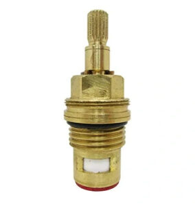Brass ceramic disc faucet cartridge
