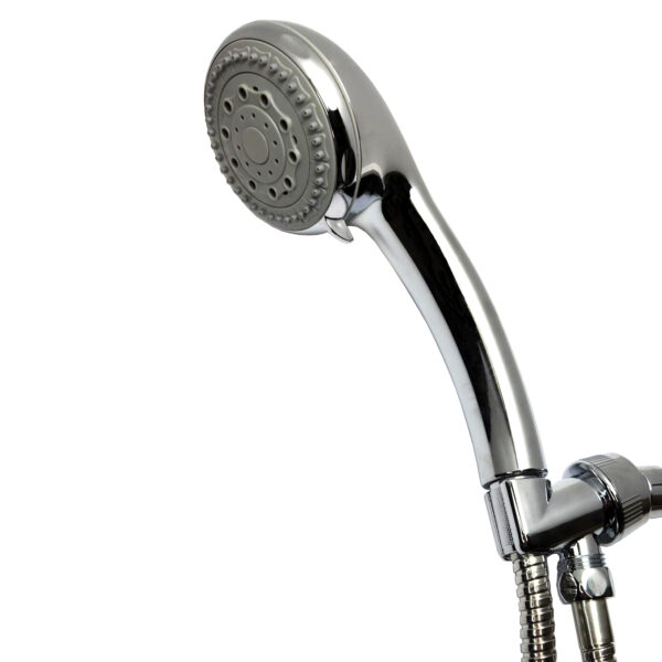 Handheld 5 Setting Adjustable Shower Sprayer Assembly in Polished Chrome