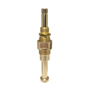 Cold Polished Brass Compression Stem to Fit Central Bath Units (Short)