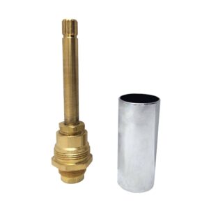 Hot or Cold Compression Stem w/ Chrome Sleeve Fits Eljer Faucets