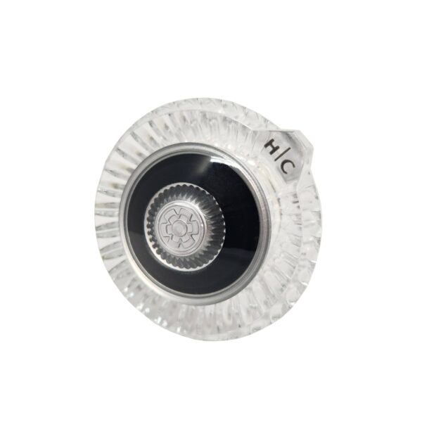Hot & Cold Clear Acrylic Handle Fits Moen Legend Faucets