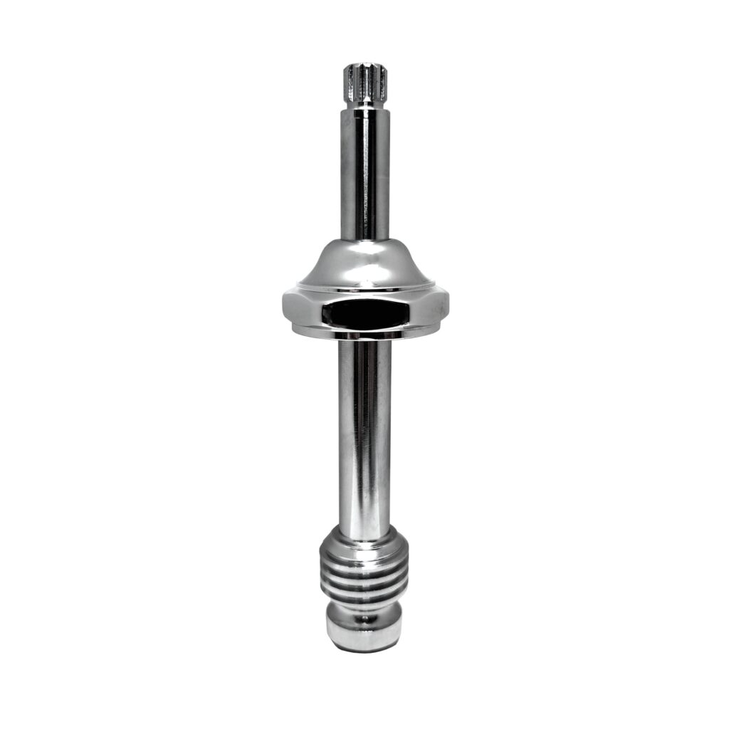 Hot or Cold Compression Stem w/ Chrome Retainer Nut Fits Fisher Bath Faucets