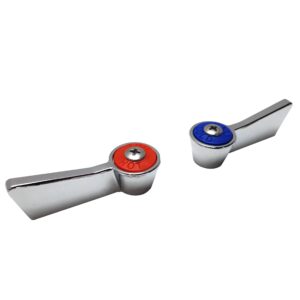 Chrome Lever Handle Kit Fits Fisher Faucets & Others