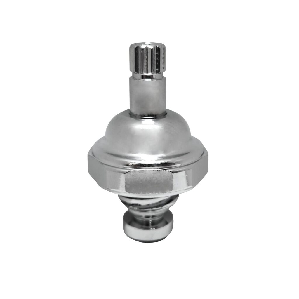 Cold Chrome Compression Stem w/ Bonnet Fits Sears Faucets