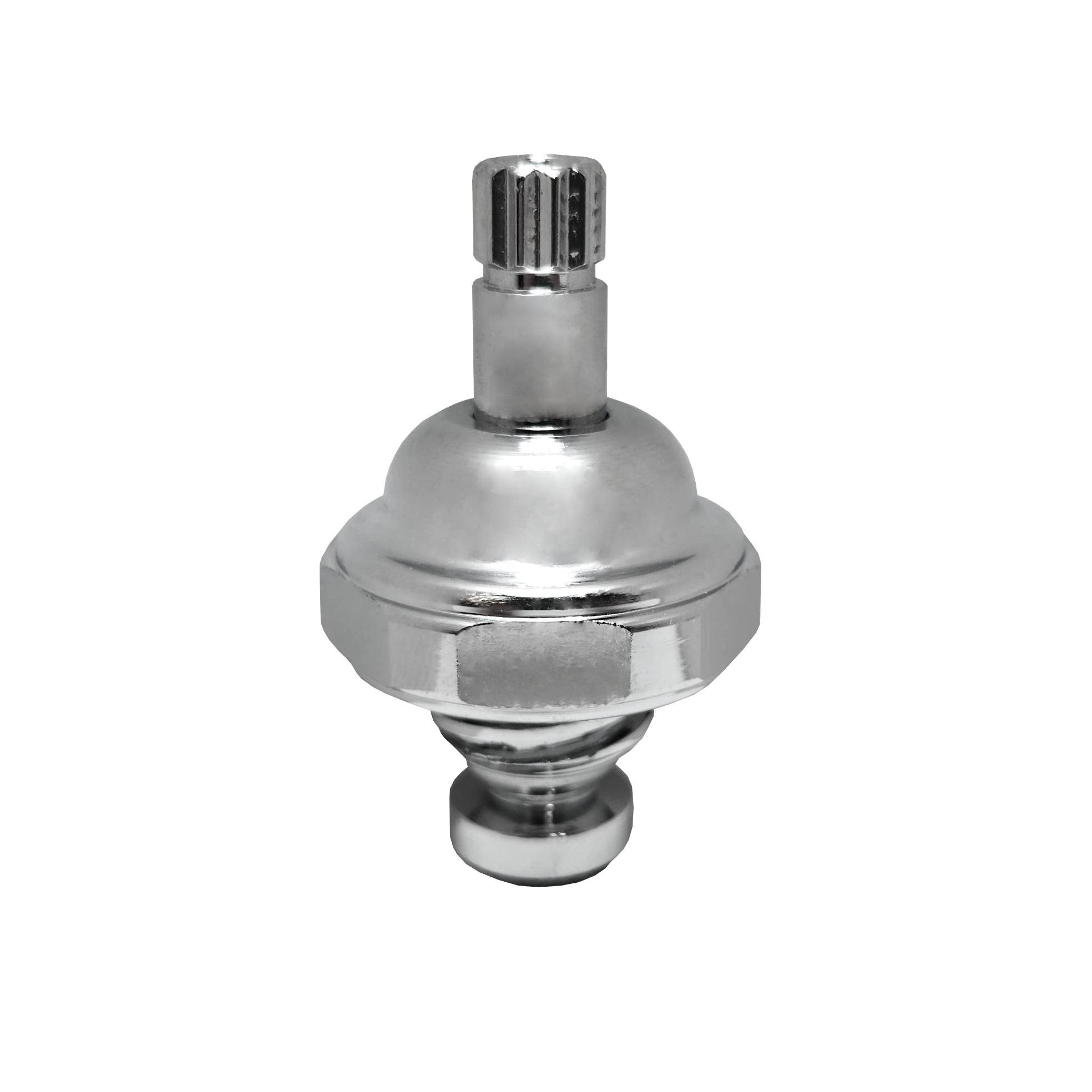 Cold Chrome Compression Stem w/ Bonnet Fits Sears Faucets