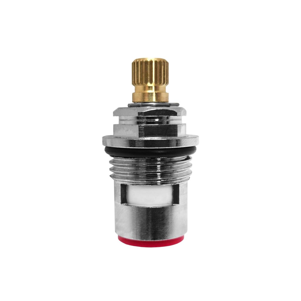 Hot Ceramic Disc Cartridge Hex Top Fits Various Faucets 24PT Broach