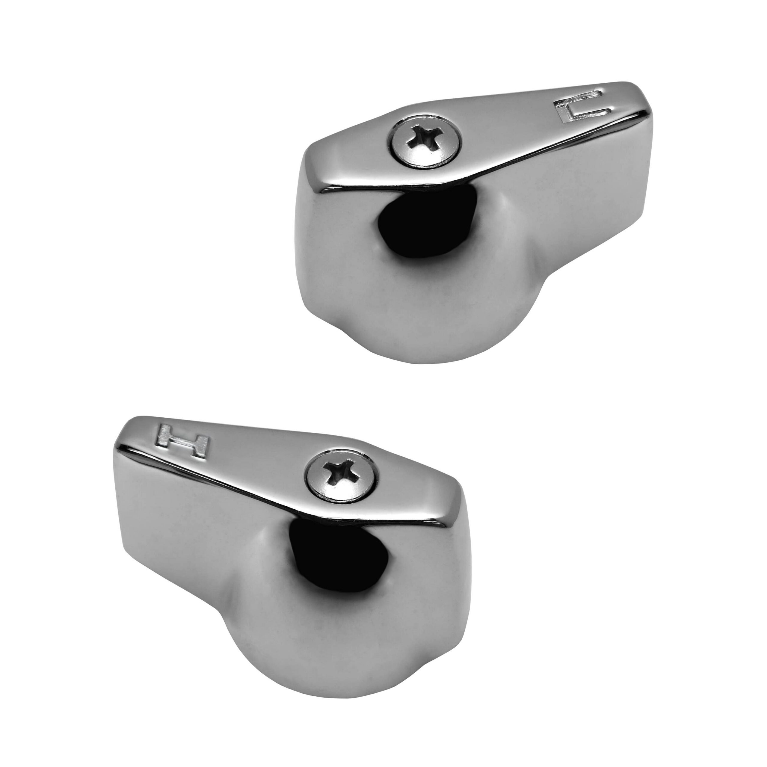 Chrome Lever Handles Hot & Cold Fit American Standard Colony Faucets
