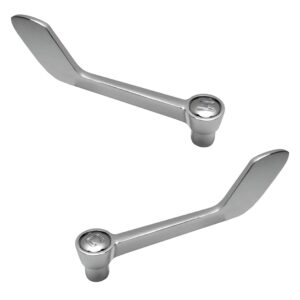 Polished Chrome Hot & Cold Lever Handles Fits American Standard Heritage