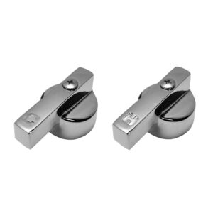 Chrome Hot & Cold Lever Handles Fits American Standard & Others
