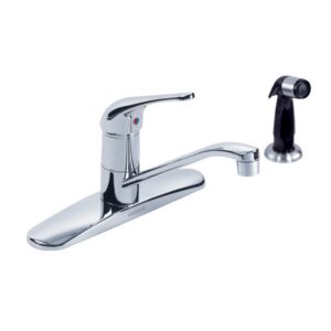 Gerber Maxwell Single Handle Kitchen Faucet w/ Spray Aeration/ Spray