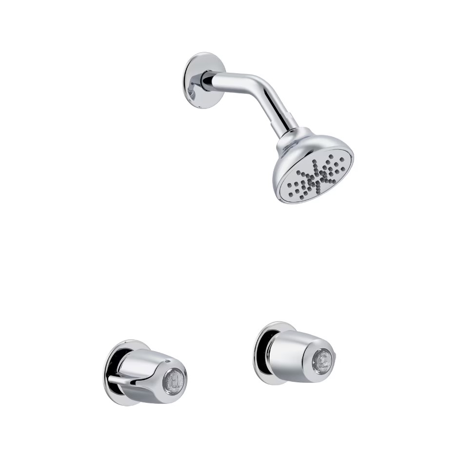 Gerber Classics Two Handle Sliding Sleeve Threaded Escutcheon Shower Only Fitting with IPS/Sweat Connections