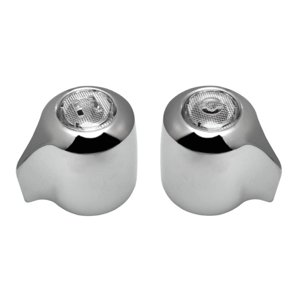 Chrome Hot & Cold Handle Fits Various Gerber Shower Faucets