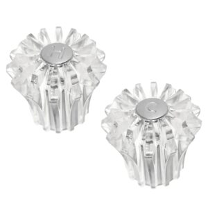 Acrylic Hot & Cold Handles Fit Pfister Marquis Faucets, Small